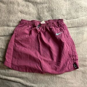 Nike Purple/pink Windbreaker skirt Small